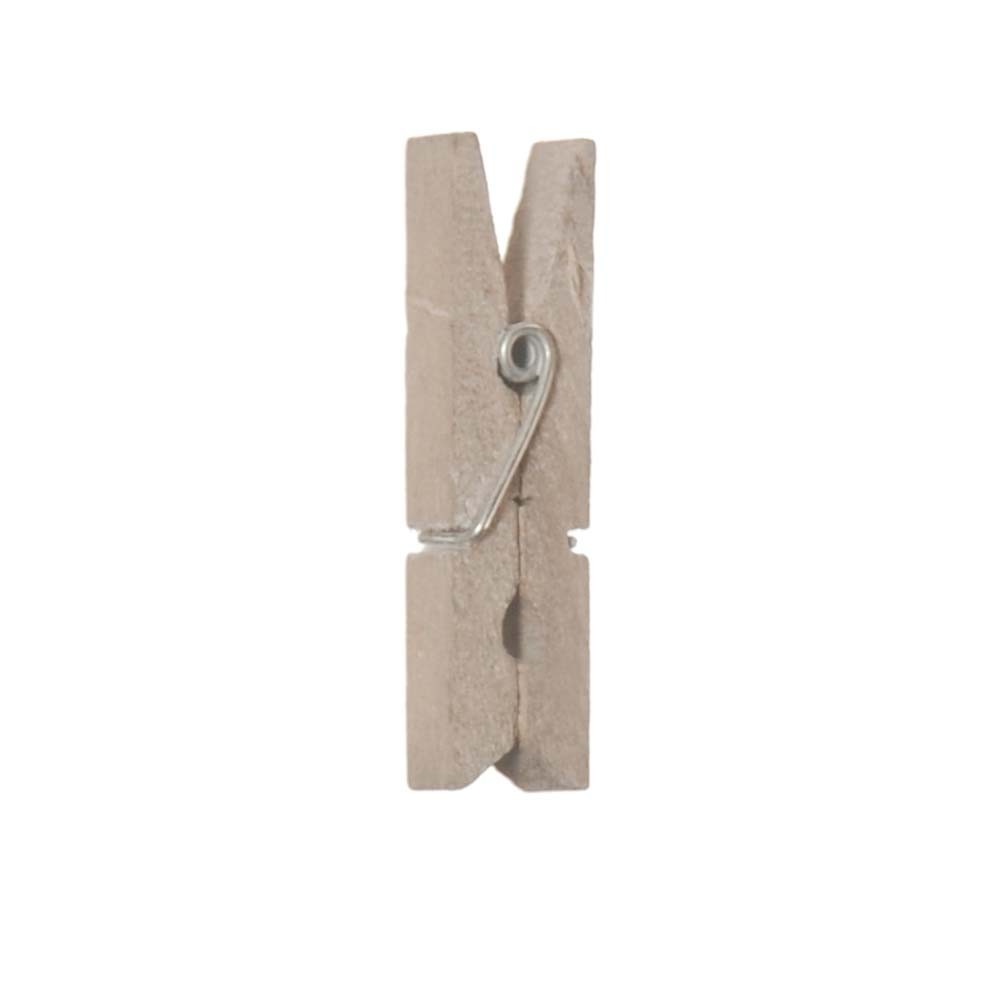 Conjunto com 12 Mini Prendedores Cromus Natural