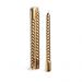 Conjunto com 2 Velas Decorativas Espiral Dourado