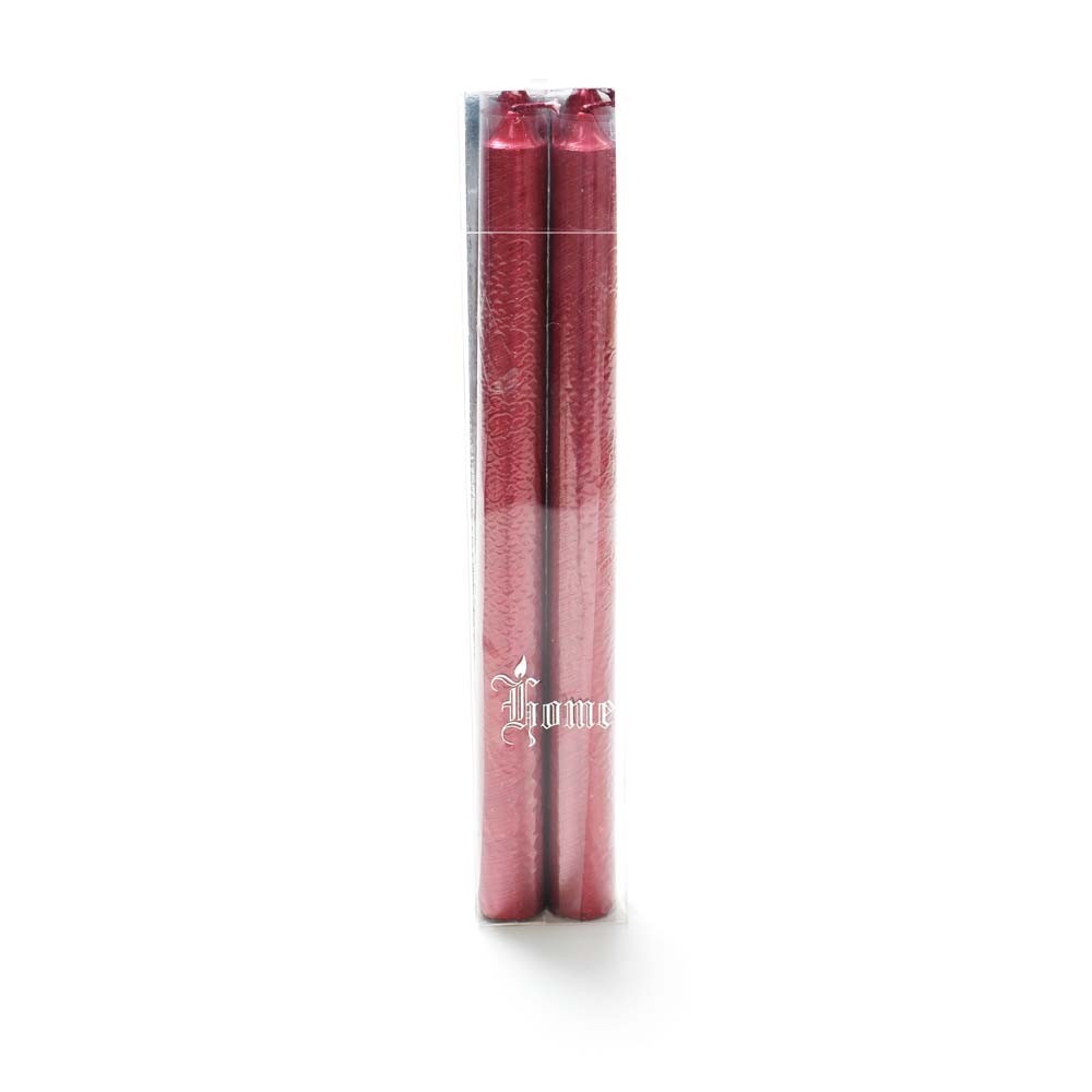 Conjunto com 2 Velas Natalinas Cromus Vermelho