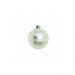 Conjunto com 4 Enfeites de Natal Bola Prateado 6 cm
