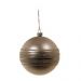 Conjunto com 6 Enfeites de Natal Bola Dourado 8 cm