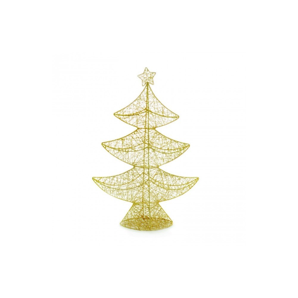 Enfeite Arvore Marrocos Ouro 35 X 25 Cm