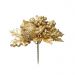 Enfeite Natalino Flor Dourado 18 cm