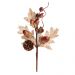 Enfeite Natalino Galho e Folhas Marrom 20 cm