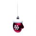 Enfeite P/ Árvore De Natal Luva 3 Pçs Vermelho