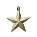 Enfeite Para Pendurar Árvore Natal Estrelas 6 Peças Dourado