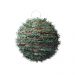 Enfeite de Natal Bola Rattan Verde 15 cm