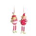 Enfeite de Natal Elfos Vermelho 15 cm