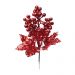 Enfeite de Natal Frutas e Folhas Vermelho 23 cm