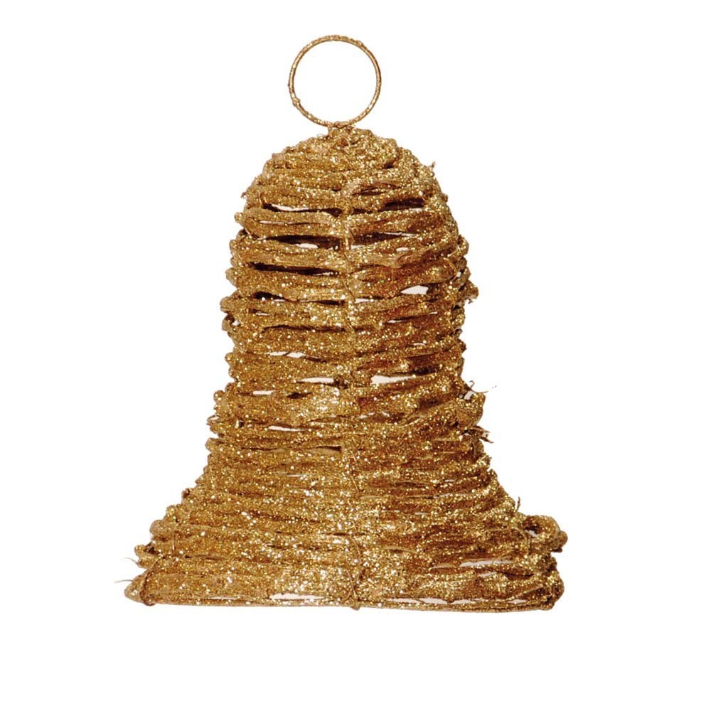 Enfeite de Natal Sino Dourado 15 cm