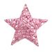 Estrela Decoração Natal 30Cm Cor Rosa 1 Unidade Plástico