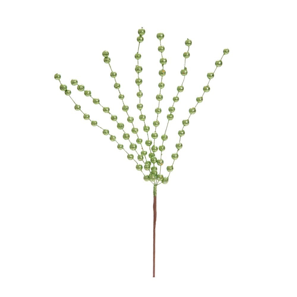 Galho Para Decoração Arranjo Natal Cor Verde 40x20 Cm 1 Peça