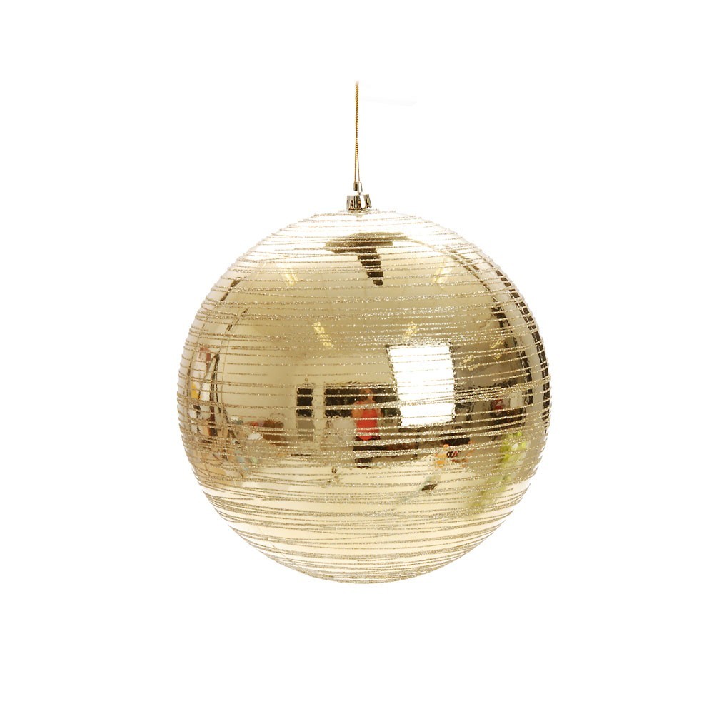 Kit Bola De Natal Para Pendurar Na Árvore 15 Cm Dourado