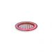 Prato Oval Vermelho Branco Verde - 22 X 29 Cm