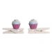 Pregador Cupcake Decoração Festa Páscoa C/ 4 Pçs Azul
