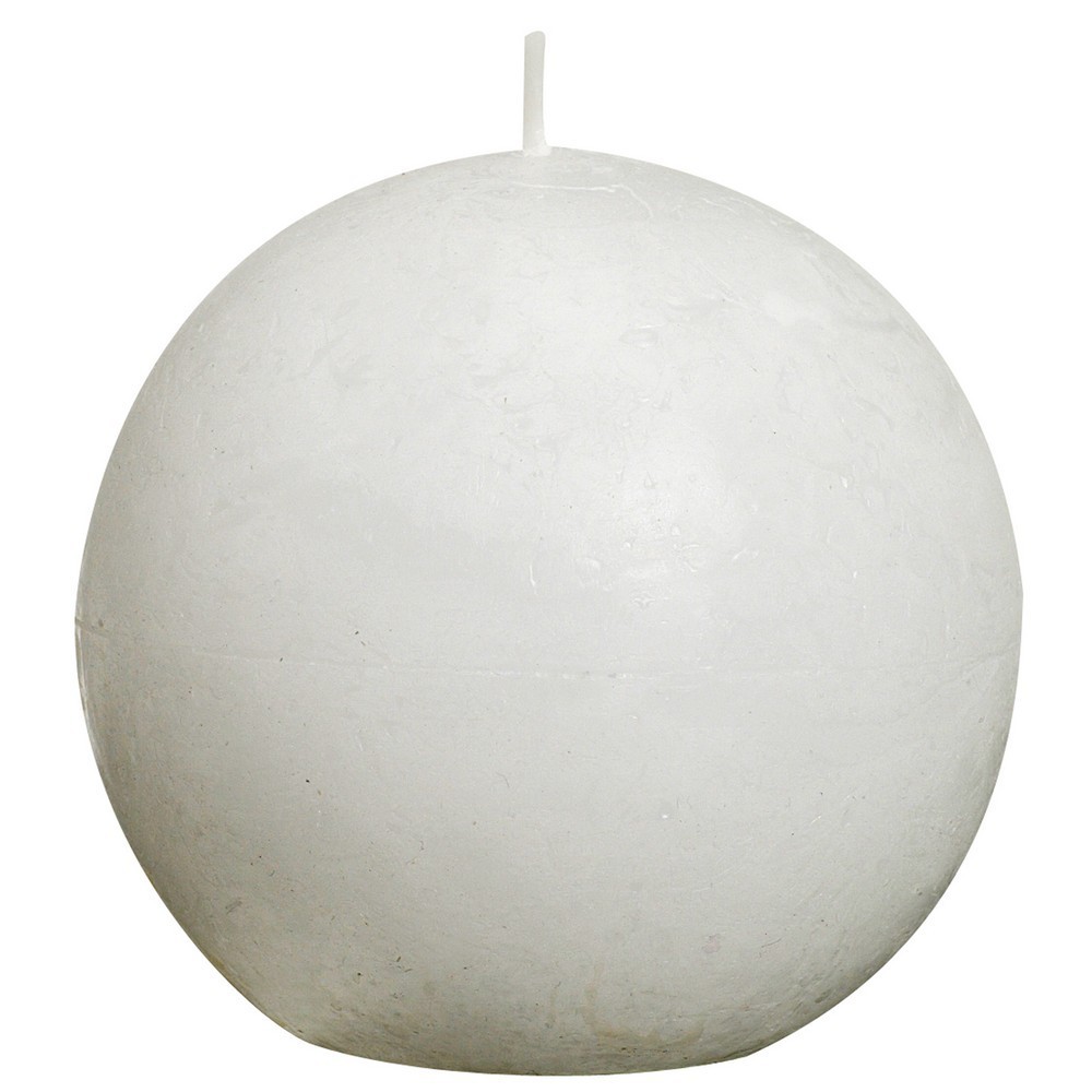 Vela Decorativa Cromus Branca 15 cm