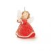 Vela Decorativa de Natal Anjo Vermelha