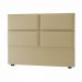 Cabeceira Casal  Bia 140 CM Suede Bege - D A Decor