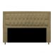 Cabeceira Casal  Lunna 140 CM Suede Bege - D A Decor