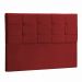 Cabeceira Casal  Mel 140 CM Suede Vermelho - D A Decor