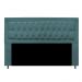 Cabeceira Casal Bianca 140 CM Suede Azul Turquesa- D A Decor