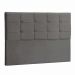 Cabeceira Casal Jordania 140 CM Suede Cinza - D A Decor