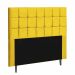 Cabeceira Estofada Espanha 195CM King Strass Suede Amarelo - D A DECOR