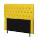 Cabeceira Estofada Maria 160CM Queen Strass Suede Amarelo - D A DECOR