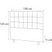 Cabeceira King Livia 195 CM Suede Bege - D A Decor