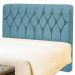 Cabeceira King Pérola 195 CM Suede Azul Turquesa- D A Decor