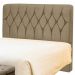 Cabeceira King Pérola 195 CM Suede Bege - D A Decor