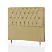 Cabeceira King Paris 195 CM Suede Bege - D A Decor