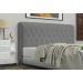 Cabeceira Queen Brenda 160 CM Suede Cinza - D A Decor