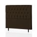 Cabeceira Queen Maria 160 CM Suede Marrom - D A Decor