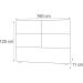 Cabeceira Queen Megan 160 CM Suede Marrom - D A Decor