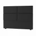 Cabeceira Queen Megan 160 CM Suede Preto - D A Decor