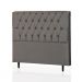 Cabeceira Queen Paris 160 CM Suede Cinza - D A Decor