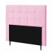 Cabeceira Queen Strass Jordania 160 CM Suede Rosa - D A Decor