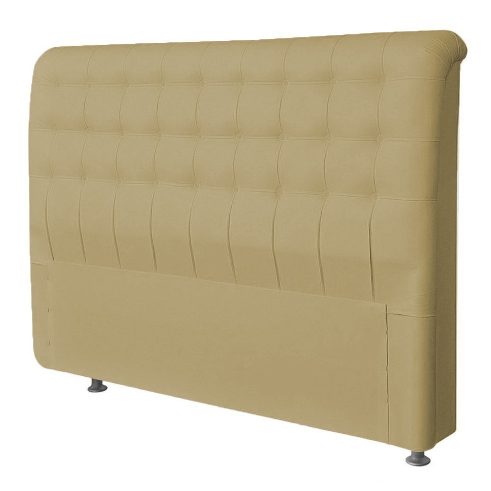 Cabeceira Queen Tânia 160 CM Suede Camurça - D A Decor