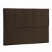 Cabeceira Solteiro Ana Luisa 90 CM Suede Marrom - D A Decor