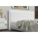 Cabeceira Solteiro Brenda 90 CM Suede Branco - D A Decor