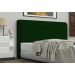 Cabeceira Solteiro Brenda 90 CM Suede Verde - D A Decor