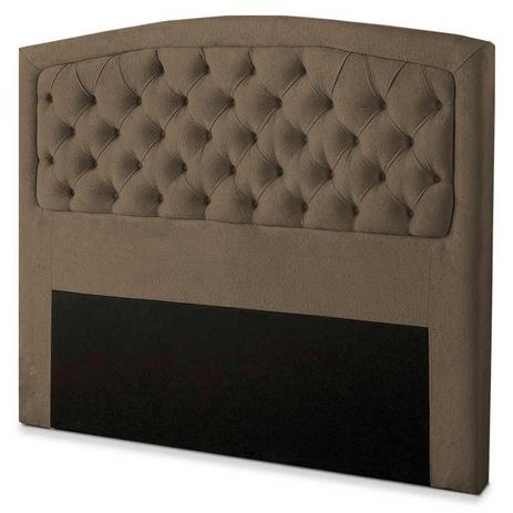 Cabeceira Solteiro Geovana 90 CM Suede Camurça - D A Decor