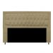 Cabeceira Solteiro Lunna 90 CM Suede Marfim - D A Decor