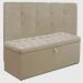 Kit Cabeceira Ana Luisa+ Calçadeira Itálial Casal 140 CM Suede Bege - D A Decor