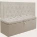 Kit Cabeceira Bianca + Calçadeira Itália Casal 140 CM Suede Marfim - D A Decor