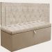 Kit Cabeceira Bianca + Calçadeira Itália Queen 160 CM Suede Bege - D A Decor