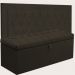 Kit Cabeceira Lunna + Calçadeira Itália Queen 160 CM Suede Marrom - D A Decor