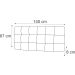 Painel Casal Espanha 140 CM Preto - D A Decor