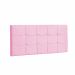 Painel Casal Strass Jordania 140 CM Suede Rosa - D A Decor